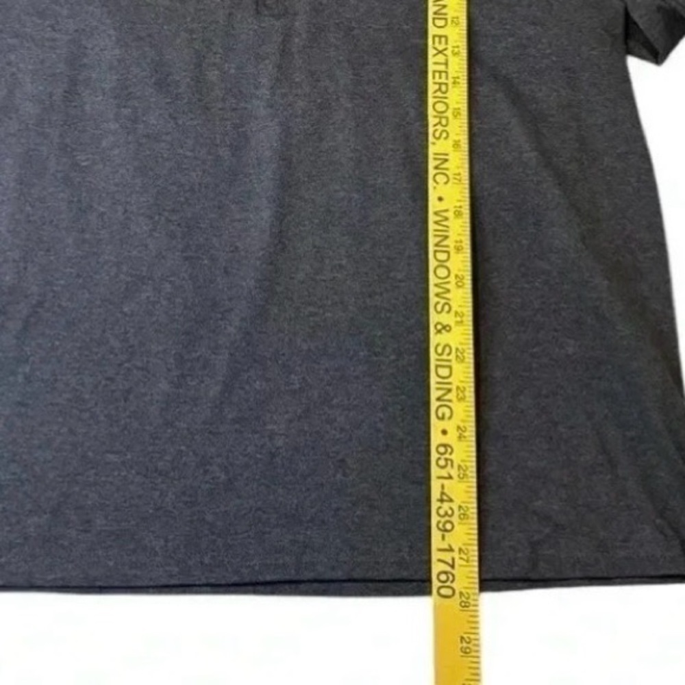 Eddie Bauer Men's Motion 1/2 Zip Mock Neck Dark Gray Pullover LS Shirt Sz XL NWT - Picture 7 of 8